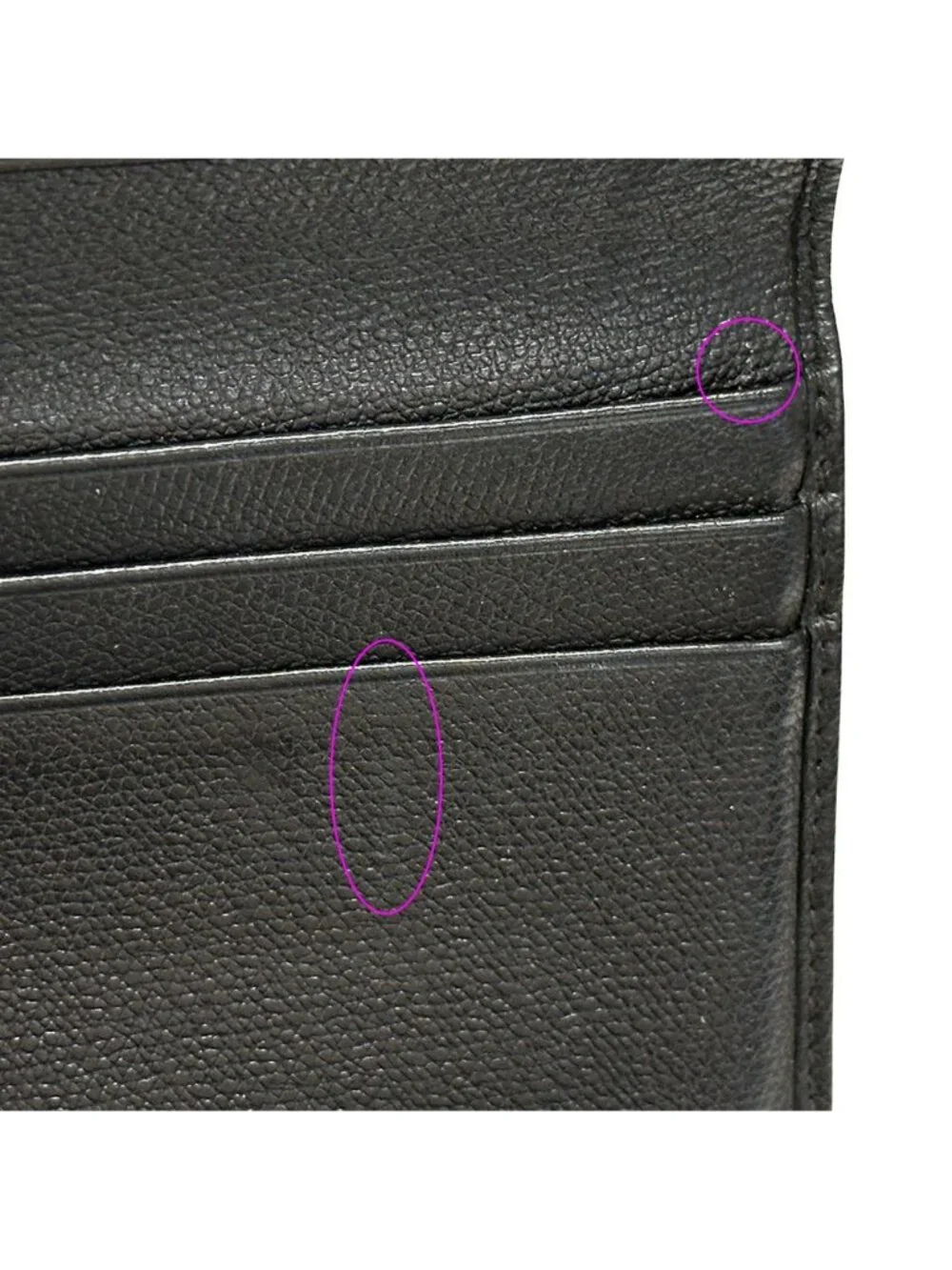 Chanel Wallet Coco Button Bifold Leather Black Simple Adult Logo